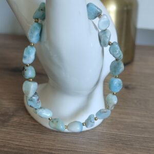 Bransoletka larimar bryłki