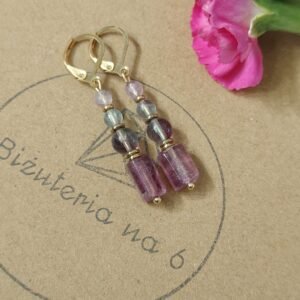 Kolczyki fluoryt- wiosenna świeżość 4