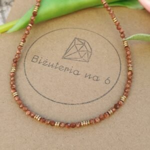 Naszyjnik choker z piasku pustyni